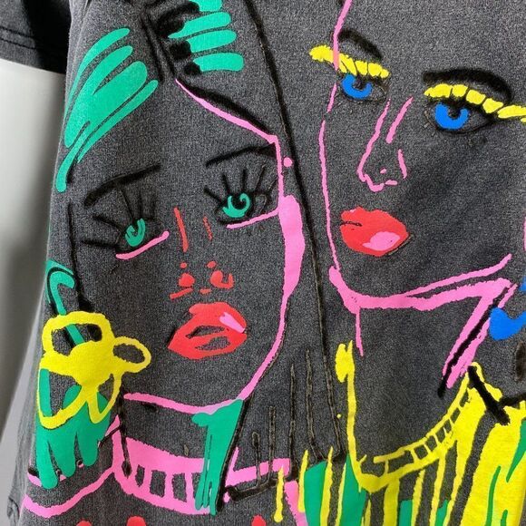 ZARA PRINTED WASHED EFFECT SHIRT - Picture 6 of 6